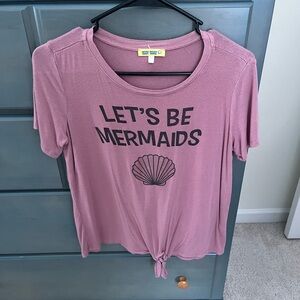 GreenTea Mauve Graphic Tee - Let's Be Mermaids